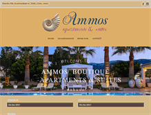 Tablet Screenshot of ammosapartments.com